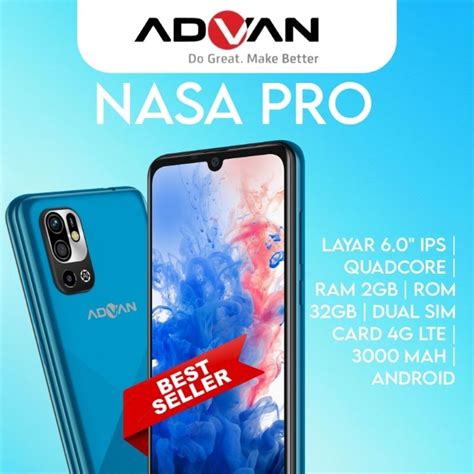 Jual Advan Nasa Pro 2 32 Netizen Hero Kamera 13MP RAM 2GB ROM 32GB