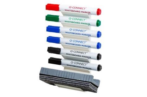 Whiteboard Pen And Eraser Holder Q Connect