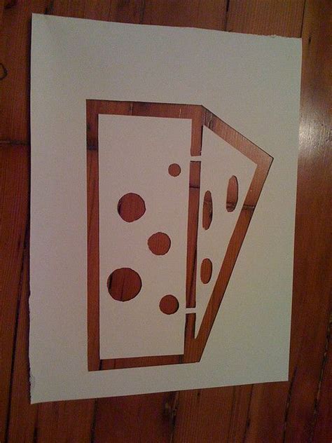 Cheese Stencil Stencils Arts And Crafts Crafts