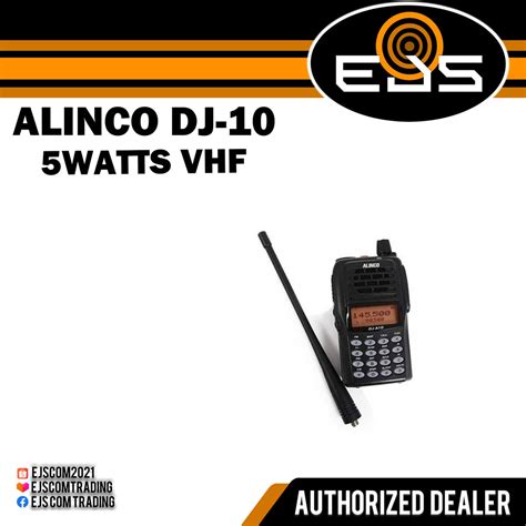 Alinco Dj A Vhf Portable Radio Shopee Philippines