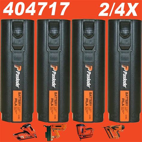 2 4PACK For Paslode Impulse 6V 3600mAh 404717 Ni MH Battery Nailer