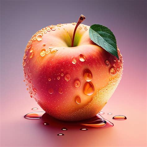 Premium AI Image Fruit Apple Generated By AI Artificial Intelligence