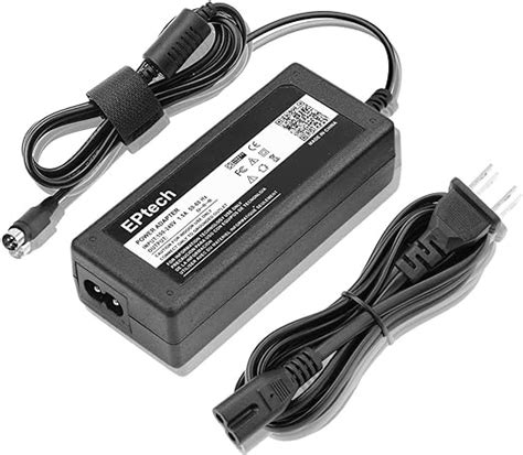 Amazon YUSTDA 4 Pin DIN 12V AC DC Reemplazo Del Adaptador Para