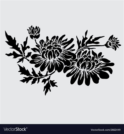 Decorative Chrysanthemum Royalty Free Vector Image