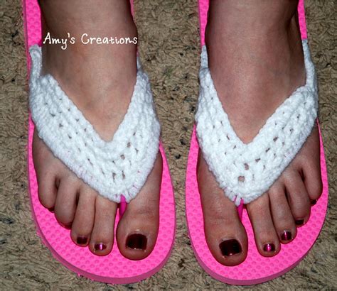 Crochet Flip Flop Cover