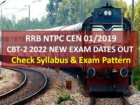 Rrb Ntpc Cbt 2 Exam In May 2022 Cen 012019 Check 2nd Stage Computer Based Test Syllabus