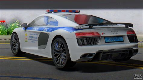 Audi R8 2015 Police For GTA San Andreas