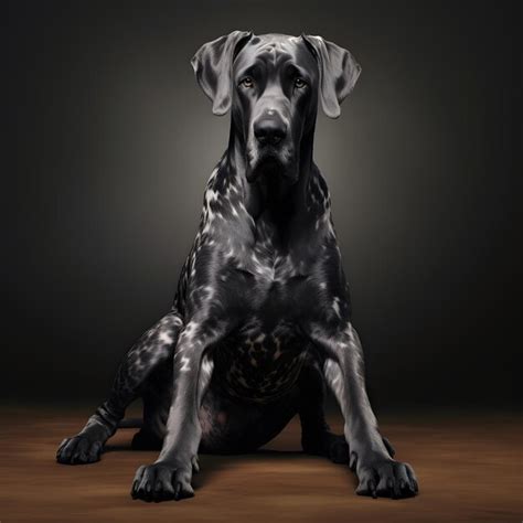 Premium Ai Image Great Dane Sitting