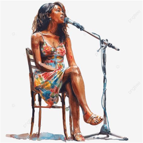 Choir Cartoon Singer Singer Cartoon Music Png Transparent Image And