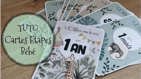 Tuto Cartes Etapes B B Avec Blocs Action Id E Cadeau Pour Une