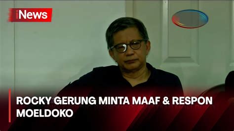 Bikin Gaduh Dan Picu Gelombang Protes Rocky Gerung Minta Maaf Respon