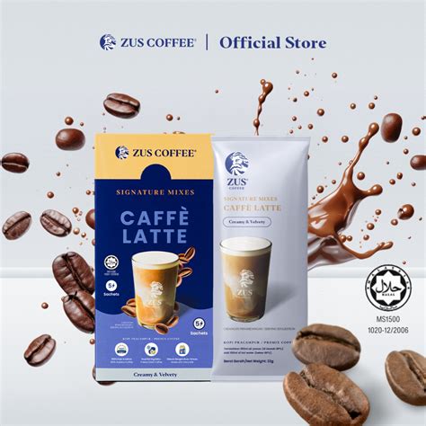 Zus Signature Mixes Coffee Caffè Latte 5s Shopee Malaysia