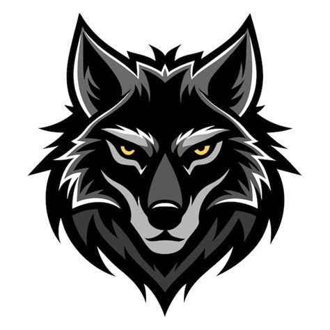 Premium Vector Fierce Wolf Head Mascot Logo