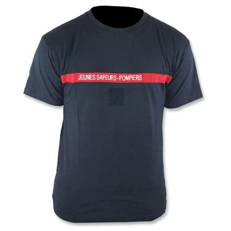 Tee Shirt Professionnel Jsp Men Fire Boutique Sapeurs Pompiers