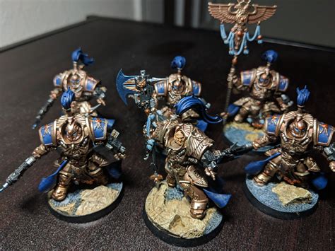 Finished My First Unit Of Custodes Rwarhammer40k