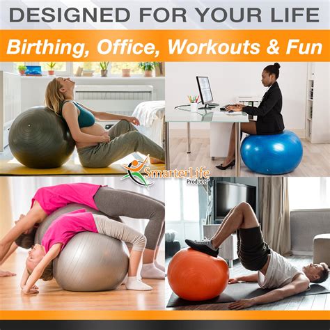 Premium Exercise Ball Smarterlife Products Smarterlife Products Llc