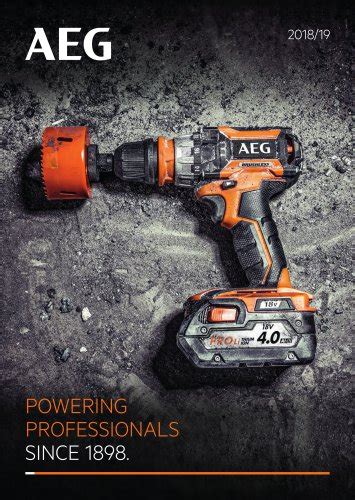 All Aeg Powertools Catalogs And Technical Brochures