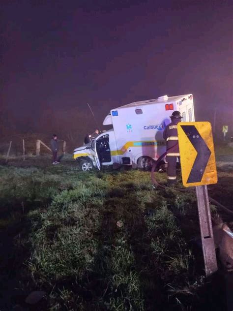 Ambulancia De Pargua Protagoniza Accidente De Tr Nsito Cuando