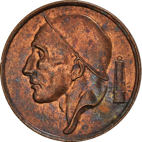 957003 Coin Belgium Baudouin I 50 Centimes 1998 AU Bronze KM