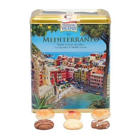 Amazon Matilde Vicenzi Mediterraneo Cookie Tin Italian Pastries