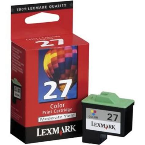 Original Lexmark 27 10n0227 Standard Yield Inkjet Cartridge Tri Color