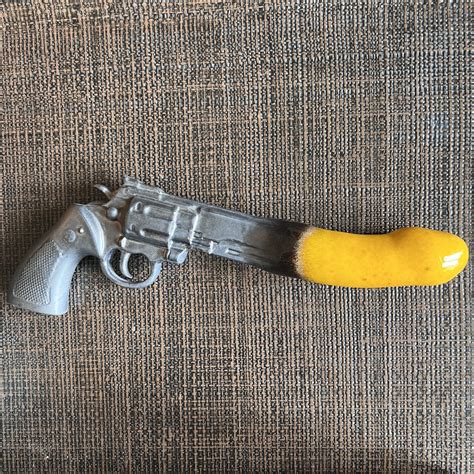 Ceramic Gun Dildo Ooak Art Sculpture Handmade Gay Cock Lgbt Nudes