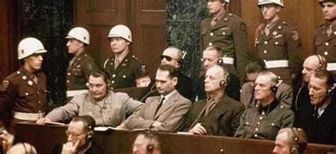 Reich Marshal Hermann Göring at the Nuremberg Trials