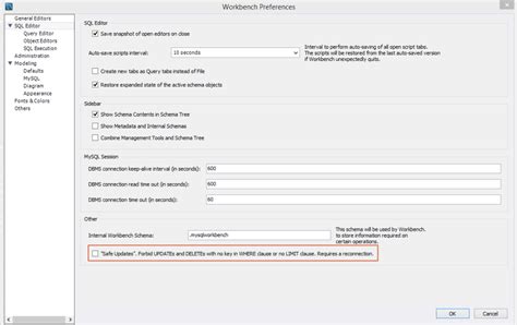 Mysql Error Code 1175 You Are Using Safe Update Mode