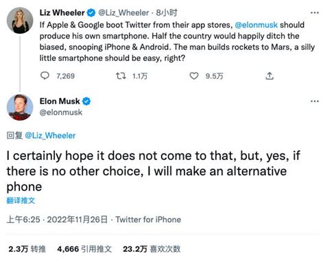 馬斯克風範：要是twitter被下架，就自己造手機 每日頭條