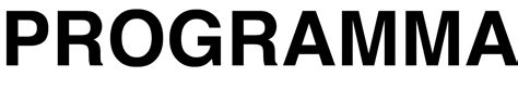 PROGRAMMA