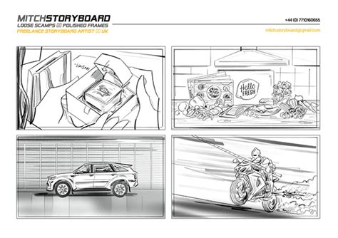 Mitch Storyboard Freelance Storyboard Artist London UK On Behance