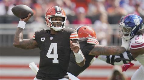 Browns Quarterback Deshaun Watson Settles Sexual Assault Lawsuit