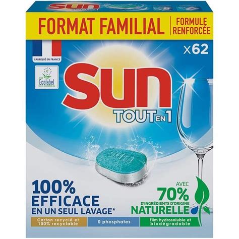 Sun Tablettes Lave Vaisselle Standard Format Familial Lavages