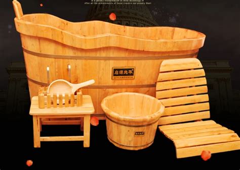 High Quality Bathtub Barrel Wooden Bath Barrel Solid Wood Bath Tub