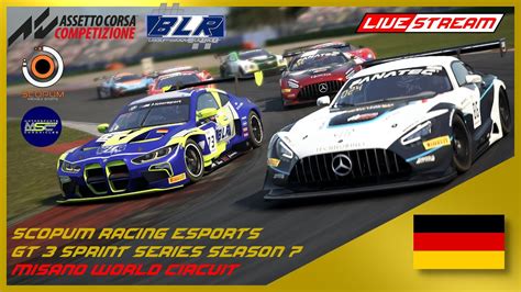 LIVE Renntage Sind Feiertage SRE GT3 Sprint Series Misano 1