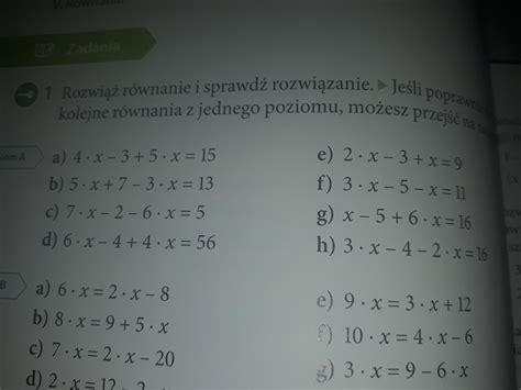 Rozwiąż Równania Z Niewiadomą X Pamiętaj O Określeniu Margaret Wiegel