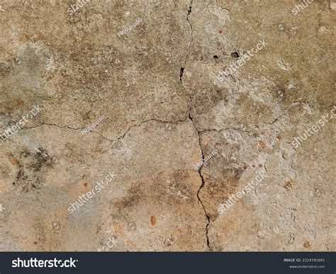 Broken Rustic Concrete Texture Rough Floor Stock Photo 2224791891 ...