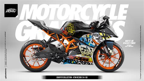 Ktm Rc Full Graphic Sticker Decal Wrap Kit Fits T