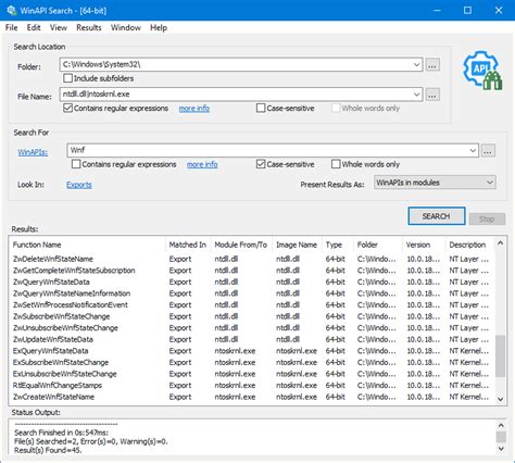 دانلود نرم افزار WinAPI Search v1.0.5.0 جستجوی خطاهای ویندوز و مسائل ...