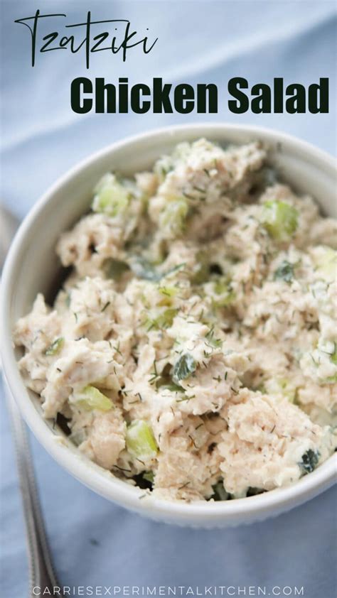 Tzatziki Chicken Salad Carries Experimental Kitchen