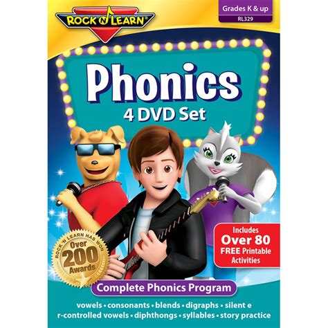 Rock 'N Learn Phonics 4-DVD Set - RL-329 | Rock N Learn | DVD & VHS