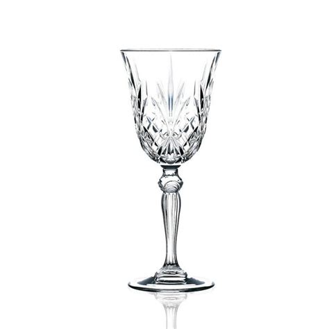 6 Piece Rcr Italian Crystal Wine Glass Set Melodia Hand Blown Premium For Sparkling Wine 6