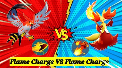 Talonflame Flame Charge V S Delphox Flame Charge Pok Mon Unite