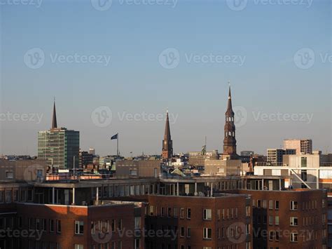 Hamburg skyline view 3214736 Stock Photo at Vecteezy