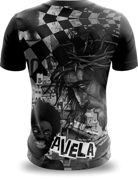 Camiseta Jesus Mandrake Quebrada Favela Cruz Elo