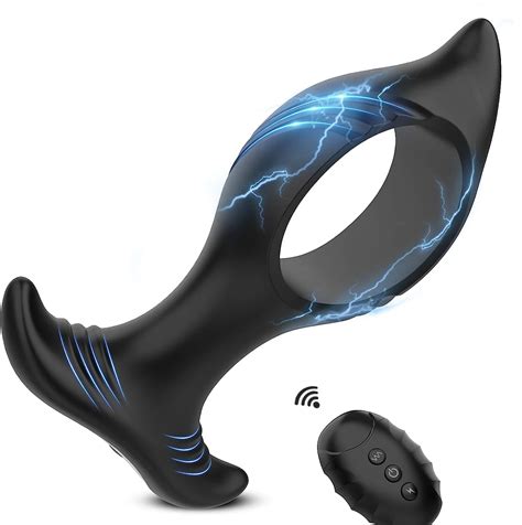 Electric Shock Anal Vibrator Female For Men Anal Plug Remote Control Butt Plug Prostate Massager