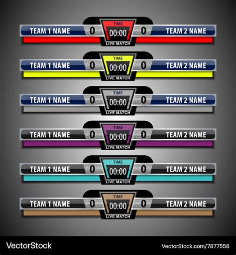 Printable Scoreboard Template