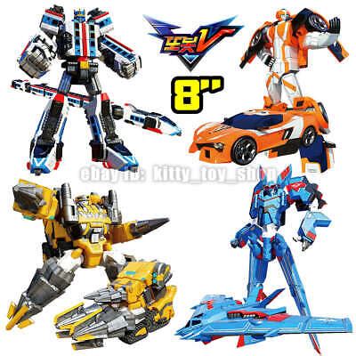 Tobot V Galaxy Detectives 8 Figure Vehicle Transformer Robot Boy Toy