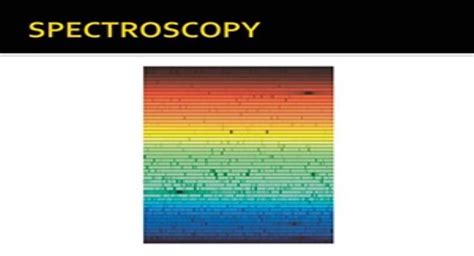 Free Download Spectroscopy Powerpoint Presentation