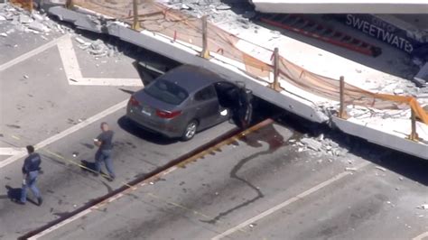 Moment of deadly bridge collapse in Florida | US News | Sky News